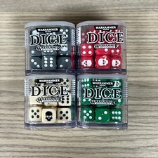 4 DICE SETS CUBES WARHAMMER 40,000 40K D6 CASE GAMES WORKSHOP AGE OF SIGMAR AOS