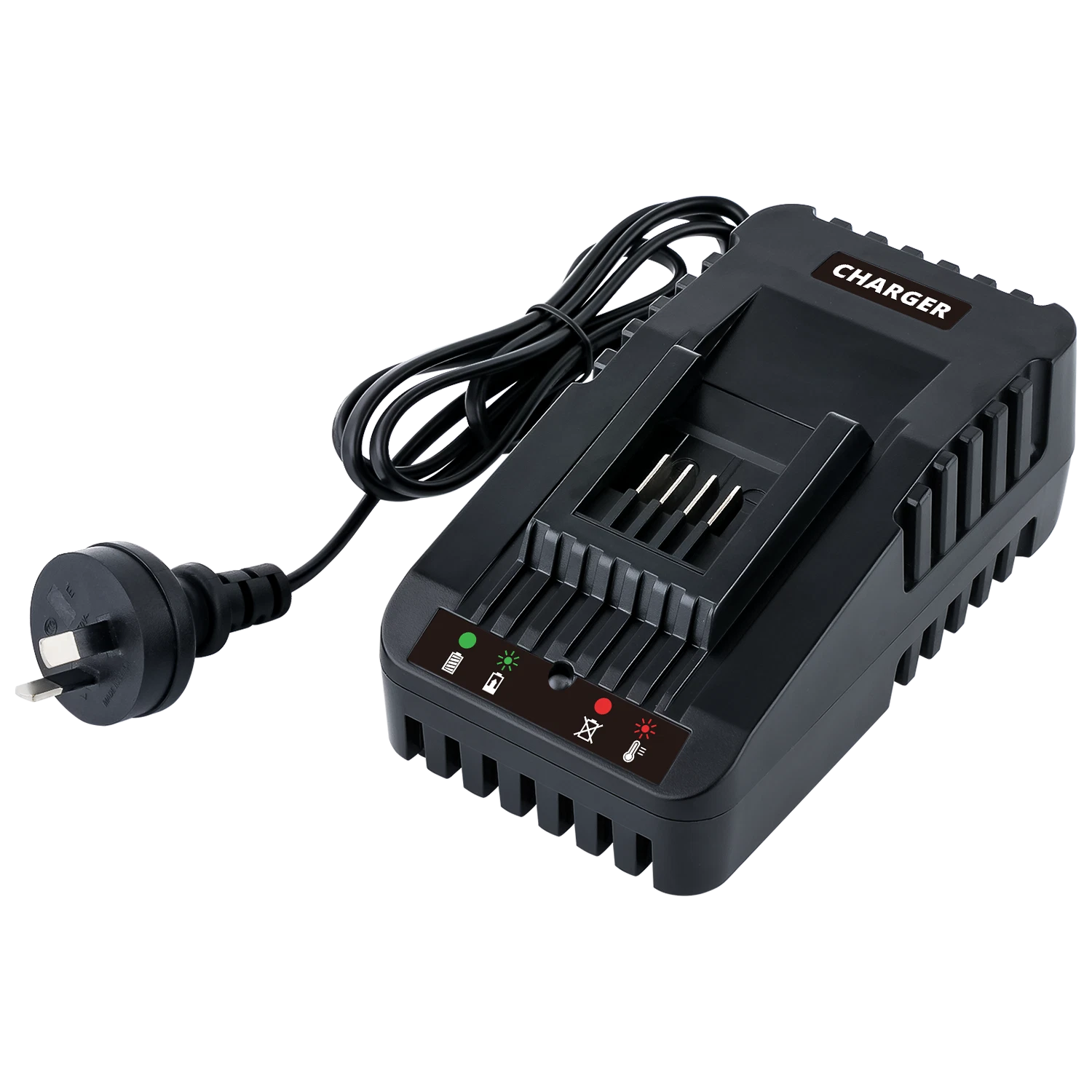 WORX WA3881 Compact Black Battery Charger for Tools