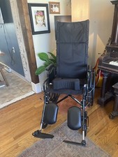 Wheelchair for sale. Medline Gaurdian reclining wheelchair.