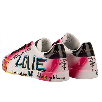 DOLCE & GABBANA DG Logo LOVE Damen Sneaker PORTOFINO Pink