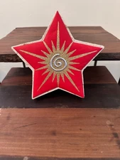 Joseph Schmidt Chocolate Candy Paper Mache Star Box San Francisco Empty Box 2008