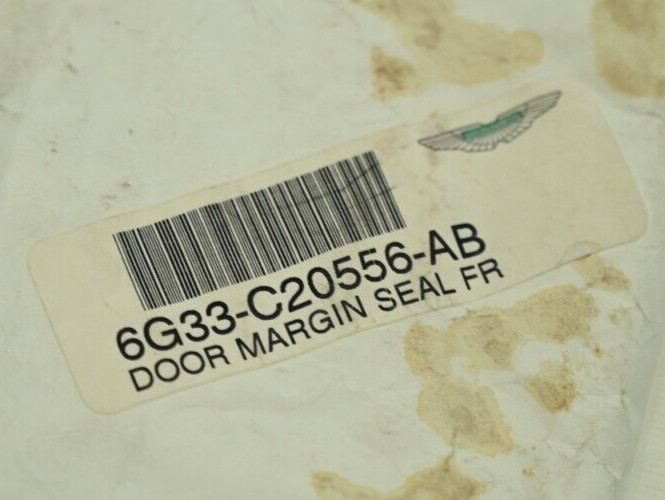 Genuine OEM Aston Martin Door Margin Seal Front Right P/N 6G33-C20556-AB