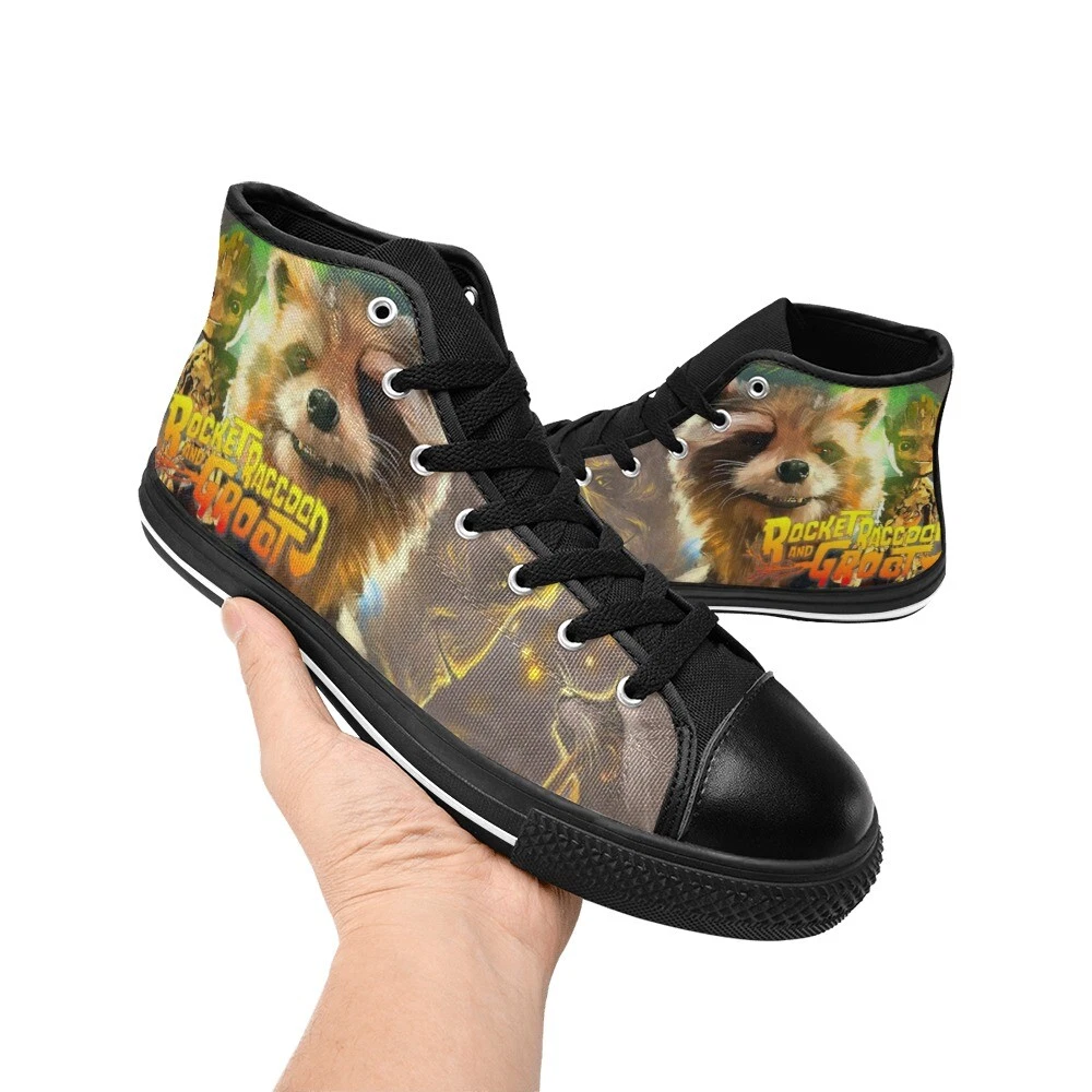 Guardians oF The Galaxy Rocket Raccon High Top Sneakers