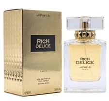 RICH DELICE by JOHAN B. EDP Women's Perfume 2.8oz/85ml New Sealed Box AUTHENTIC!