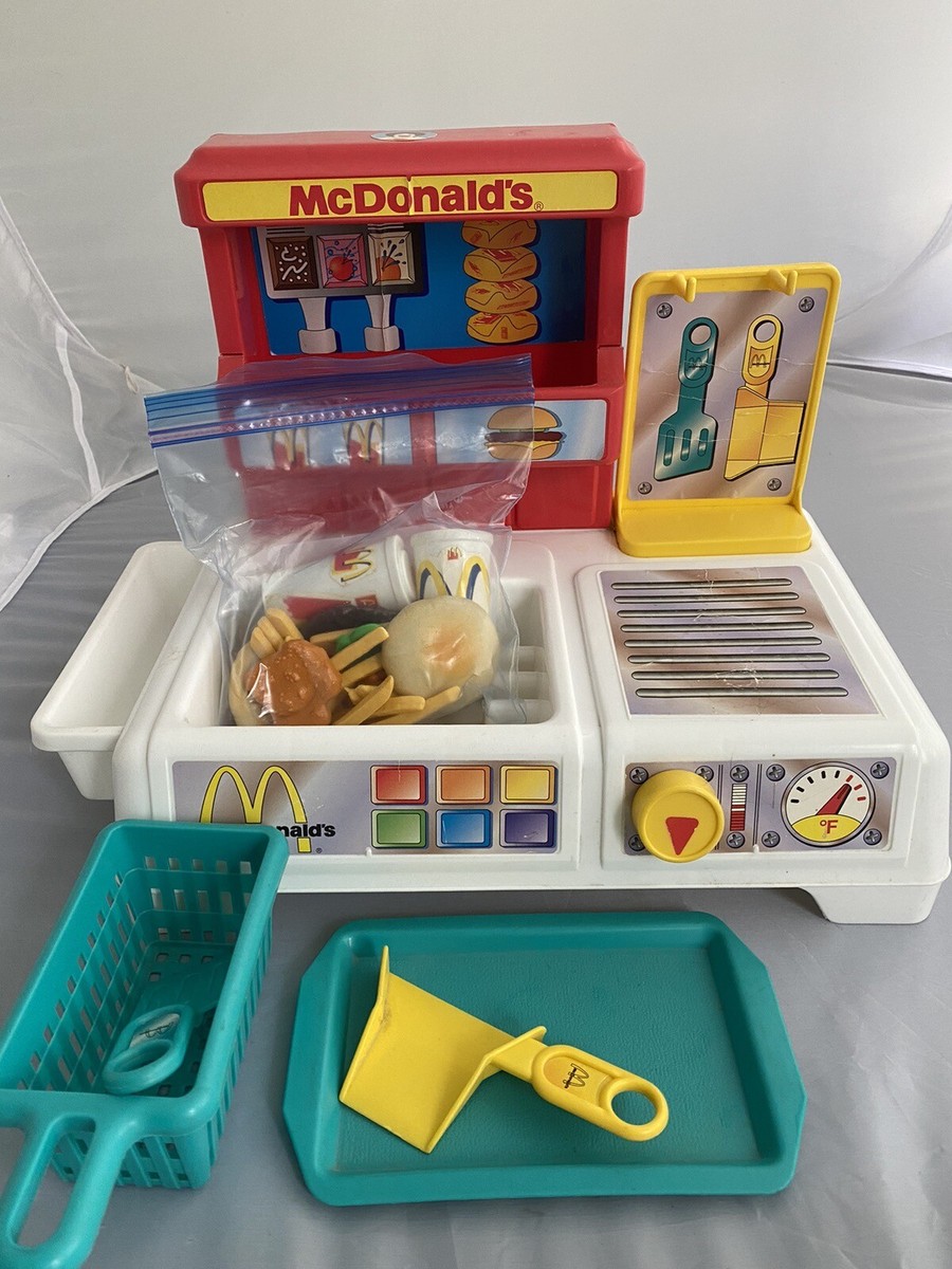 Vintage McDonald's Playset Grill Cheeseburger Shelcore Made In USA