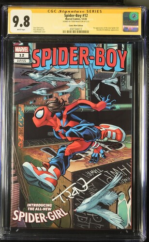 CGC SS 9.8 SPIDER-BOY #12 TODD NAUCK SPIDER-MAN #7 RAMOS HOMAGE (SPIDER-GIRL) - Picture 1 of 2