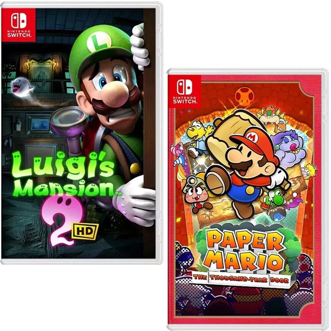 Luigi's Mansion 2 HD & Paper Mario: TTYD Switch New Game Luigi's Mansion 2 HD & Paper Mario: TTYD Switch New Game