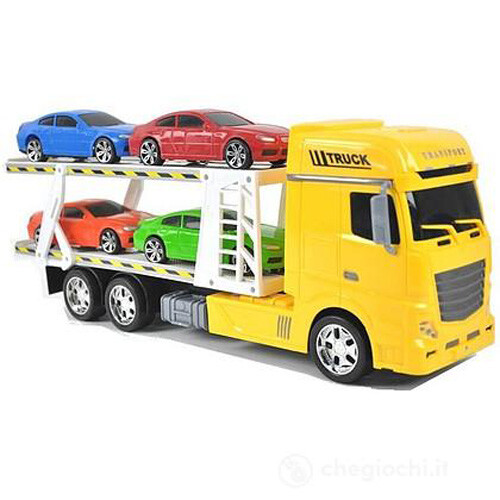 Kidz Corner – Camion Bisarca Con 4 Auto Kidz Corner