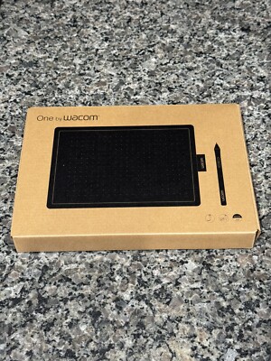 One by Wacom - medium, Red and Black, NEW, Open Box