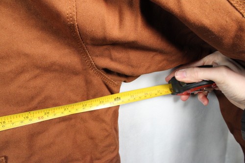 Canvas Active Kapuzenjacke Herren groß braun Arbeitskleidung Taschen Utility USA - Bild 9 von 12