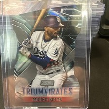2023 Topps Stadium Club | Triumvirates - Mookie Betts T-22 - Baseball Card