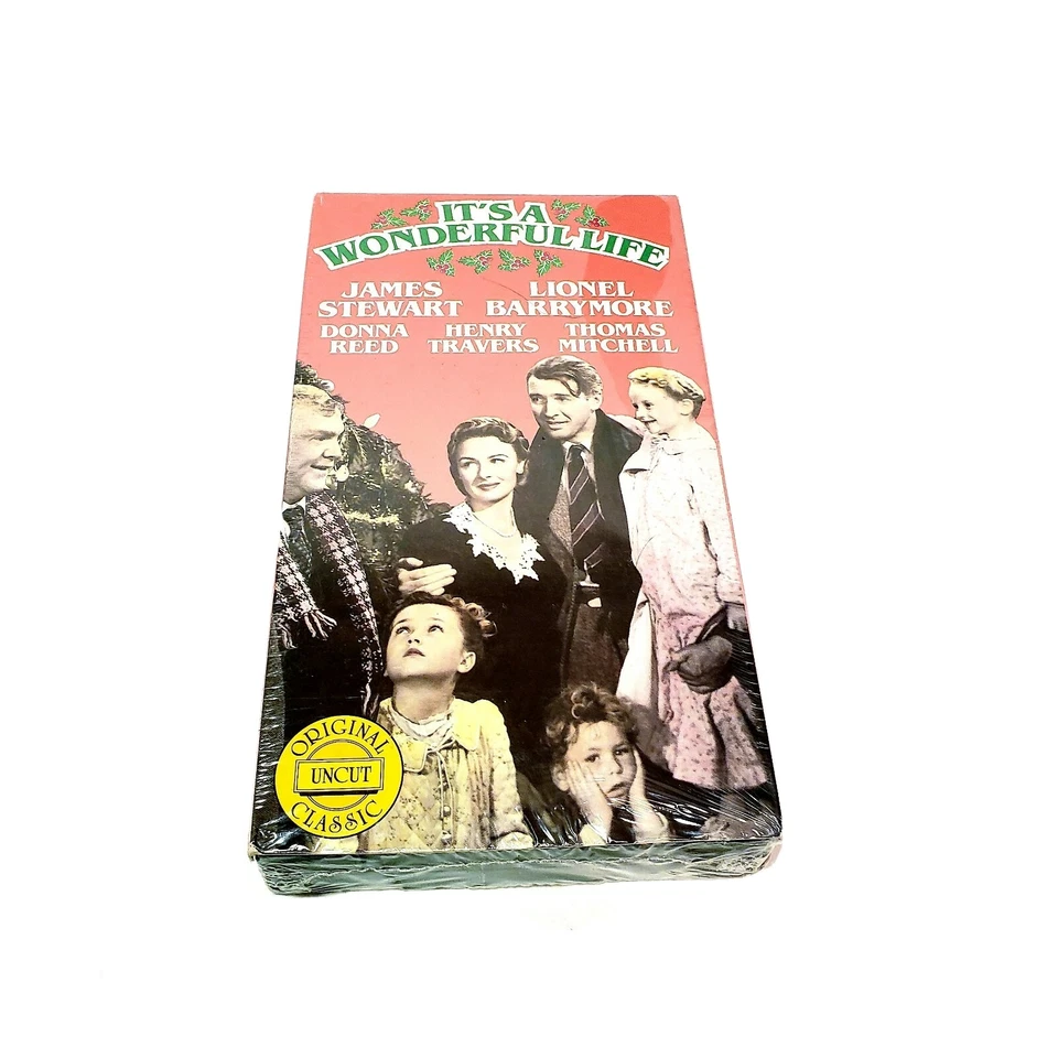 It's A Wonderful Life (VHS, 1987) Original Uncut Classic New Sealed Donna Reed - Image 4 of 4