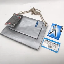 Ducti Duct Tape Bag Purse Crossbody W/ Metal Chain Strap Chaparral 006954 Blue