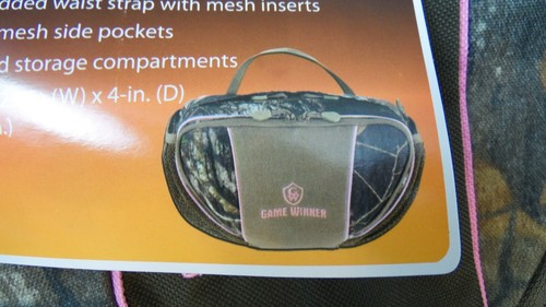 Camo Pink Travel Bag 2 Pockets Fanny Pack Pistol Hand Gun Holder Purse Storage - Picture 4 of 8