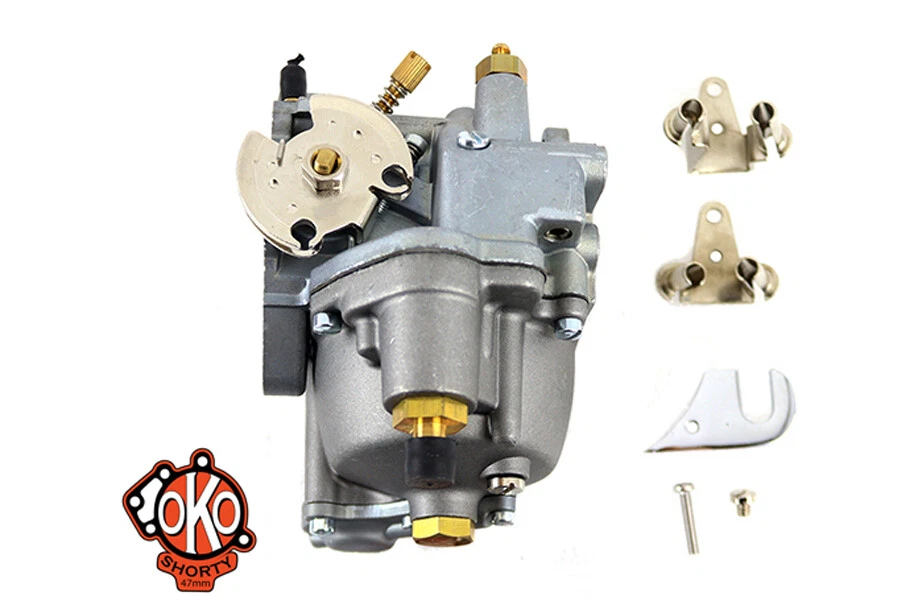 Kit de carburador corto OKO Performance de 1-7/8 pulgadas para Harley Davidson Foto 2 de 4