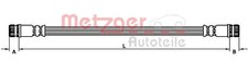 Flexible de frein Mitsubishi COLT