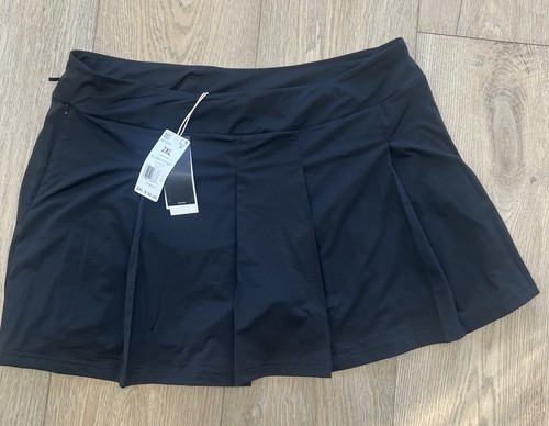 Neu mit Etikett Adidas Damen schwarz Twistknit Golf Tennis Rock Shorts Skorts 2XL $ 90 - Bild 1 von 8