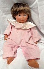 13" Soft Body Baby Doll with Brown Hair