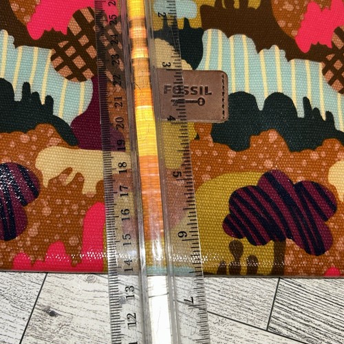 Fossil Key Per Coated Canvas Cosmetic/Clutch Bag - Picture 12 of 12