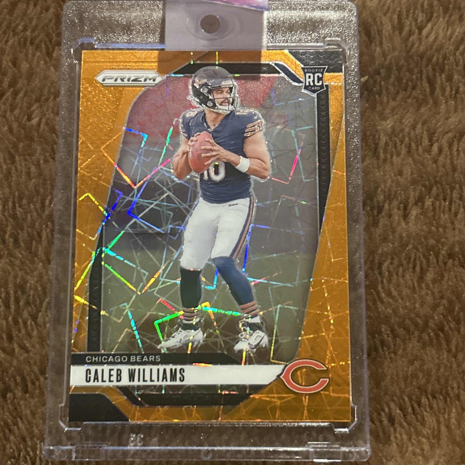 2024 Panini Prizm No. 301 Caleb Williams [Orange Lazer]