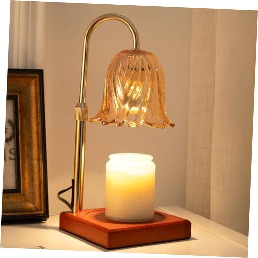 Dimmable Candle Warmer Lamp with Adjustable Height and Timer-image
