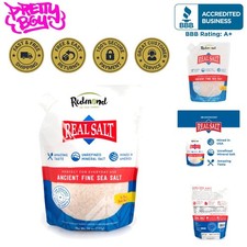 US-Mined Real Sea Salt - Organic, Gluten-Free, 26 Ounce for Flavor Enhancement