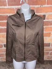 Vintage Y2K Express Tan Brown Zipper Utility ...