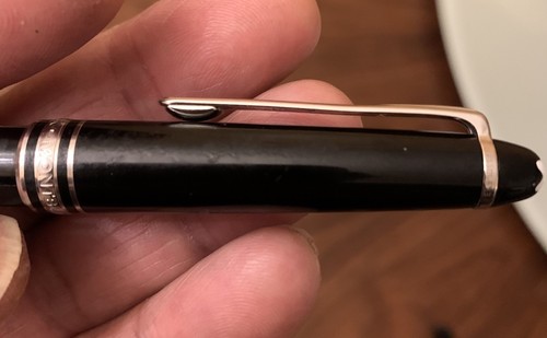 Vintage Two Original Montblanc Meisterstock Ball Point Pens For Parts Repair - Picture 13 of 19
