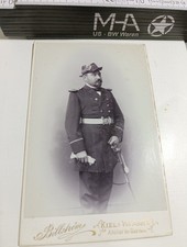 Original Foto Marine Kapitän Offizier Uniform Ausrüstung N17