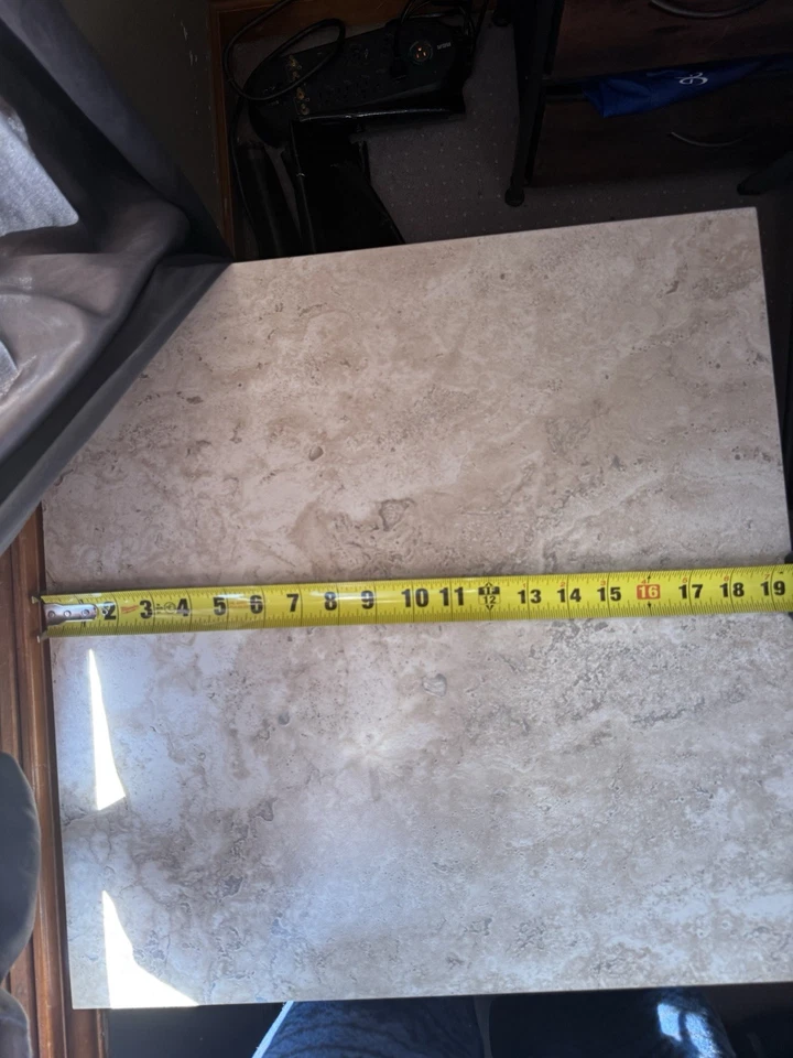 优雅的马特洪峰米色底座瓷地板和墙壁瓷砖|20英寸x20英寸|6件。 | — 第 4/4 张图片