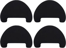 Shoe Hole Toebox Toeburst Blowout Prevention Repair 2 Pair (Pack of 1), Black 