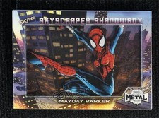 2022 Marvel Metal Universe Spider-Man Skyscraper Shadow Box Mayday Parker 03x5