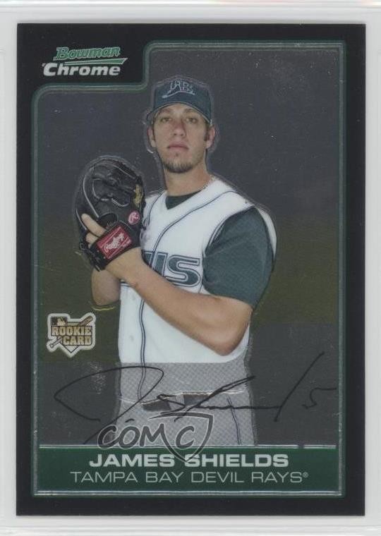 2006 Bowman Draft Chrome James Shields #BDP54 0g4
