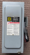Square D H361 Heavy Duty Safety Switch 600V 30A 3-Pole Fusible with 3-20A Fuses