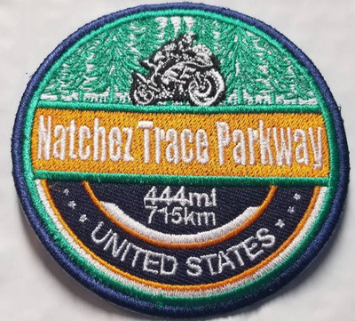 Natchez Trace Parkway Mississippi, Alabama, and Tennessee Patch 3.25''