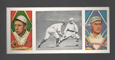 1977 Dover 1912 T202 Reprint Collins Easily Safe Eddie Collins / Frank Baker