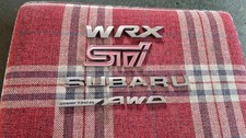 Subaru Sti Rear Badge Genuine Original