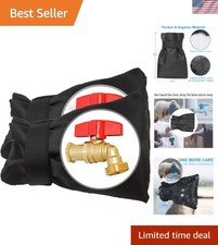 Insulated Outdoor Faucet Covers - 2 Pack, Winter Protection Guaranteed