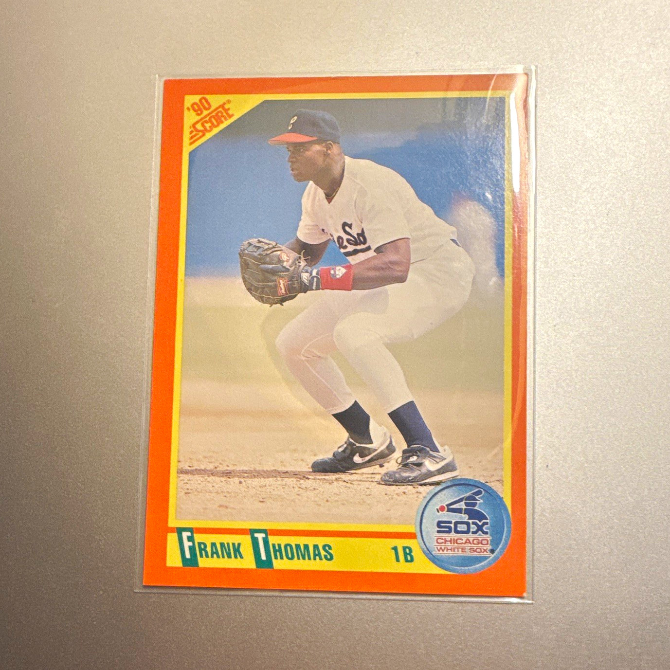 SCORE 1990 Score Rookie & Traded Frank Thomas Chicago White Sox RC #86T