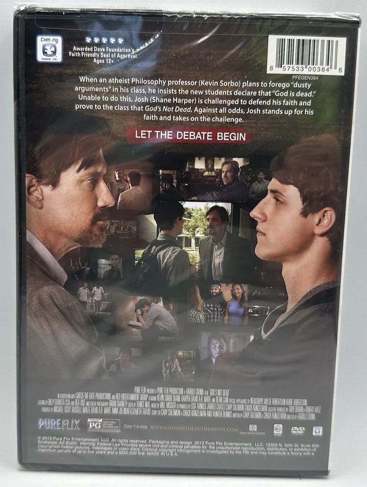 God's Not Dead Let The Debate Begin DVD, Kevin Sorbo Shane Harper Dean Cain 2013 - Image 2 of 3