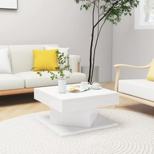 VidaXL Coffee Table White 57x57x30 cm Engineered Wood