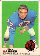 Stew Barber 1969 Topps #242 Buffalo Bills