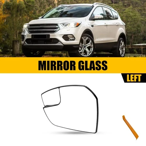 Mirror Glass NO-Heated Convex Driver Side for 2018-19 Ford Escape SEL FO1324172