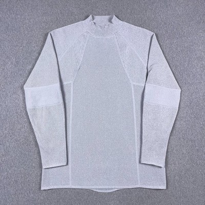 Snow Peak Sweater Mens Large Technical Polyester Gray Lightweight Made in Japan