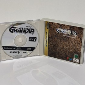 GRANDIA SEGA SATURN  w/ Spine Card Japanese  Retro Game