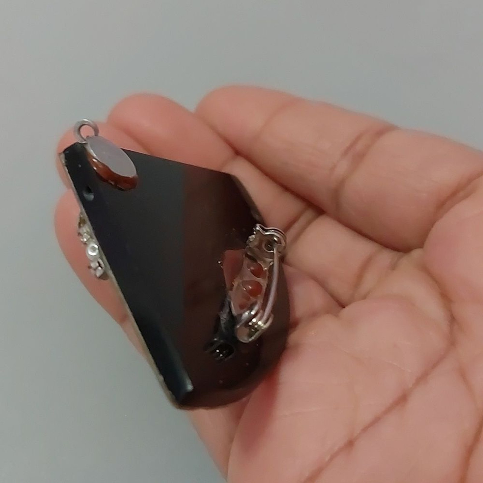 Handcrafted Artisan Abalone MOP Shell Mosaic Inla… - image 3