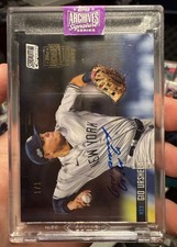 2025 Topps Archives Signature Series Gio Urshela 1/1 Auto Sealed Yankees #243