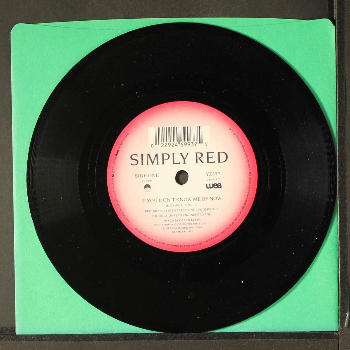 SIMPLY RED: if you don't know me by now / move on out (live) WEA 7