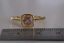 Natural/Earth-Mined Brazilian Topaz Ring 14k 925 1.81 carats Size 6.5
