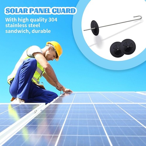100X Solar Panel Bird Guard Fastener Clips Stainless Steel SolarPanel Mesh Clips - Picture 5 of 11